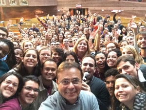 Foto di alcuni partecipanti nella Cattedrale